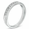 Thumbnail Image 1 of 0.25 CT. T.W. Diamond Milgrain Band in 14K White Gold