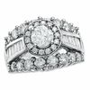 3.45 CT. T.W. Diamond Framed Engagement Ring in 14K White Gold