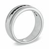 Thumbnail Image 2 of Men's 0.50 CT. T.W. Black Diamond Wedding Band in Sterling Silver