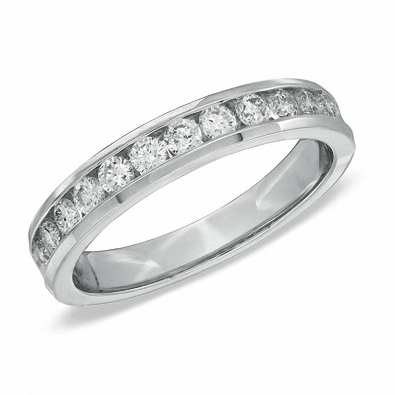 0.50 CT. T.W. Certified Diamond Band in 14K White Gold (I/SI2)