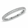 Thumbnail Image 0 of 0.10 CT. T.W. Diamond Milgrain Band in 10K White Gold