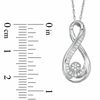 Diamond Accent Infinity Knot Pendant in Sterling Silver