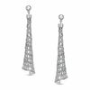 Thumbnail Image 1 of Beaded Dangle Earrings in Sterling Silver