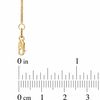 Thumbnail Image 1 of 1.0mm Curb Chain Necklace in 14K Gold - 20"