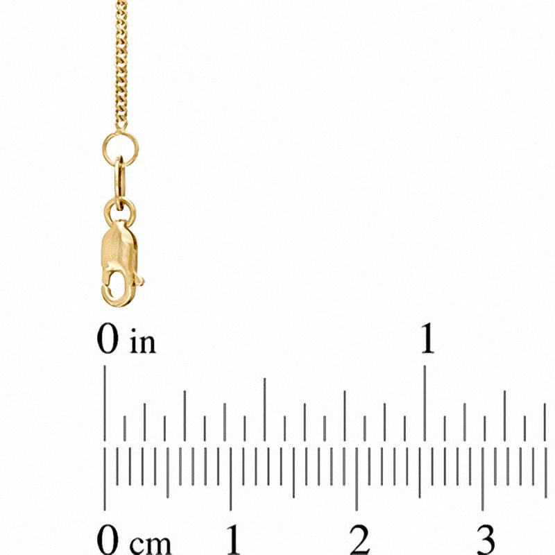 1.0mm Curb Chain Necklace in 14K Gold - 20"