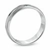 Ladies' 5.0mm Diamond Accent Wedding Band in 10K White Gold