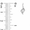 Thumbnail Image 2 of Sirena™ 0.15 CT. T.W. Diamond Drop Earrings in 10K White Gold