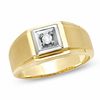 Men's 0.09 CT. Diamond Solitaire Ring in 10K Gold