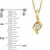 Thumbnail Image 2 of Sirena™ 0.12 CT. Diamond Solitaire Pendant in 10K Gold