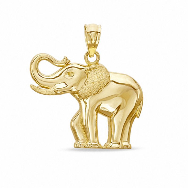 10K Gold Elephant Charm|Peoples Jewellers