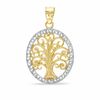 Thumbnail Image 1 of 10K Two-Tone Gold Tree of Life Charm