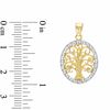 Thumbnail Image 2 of 10K Two-Tone Gold Tree of Life Charm