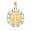 Thumbnail Image 1 of 10K Two-Tone Gold Baptism Charm