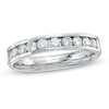 Ladies' 0.50 CT. T.W. Canadian Certified Diamond Channel Band in 14K White Gold (I/I2)