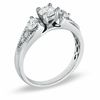 Thumbnail Image 1 of 0.75 CT. T.W. Diamond Three Stone Engagement Ring in 14K White Gold