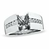Thumbnail Image 1 of 0.50 CT. T.W. Diamond Semi-Mount in 14K White Gold