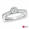 0.75 CT. T.W. Certified Canadian Diamond Engagement Ring in 14K White Gold (I/I1)