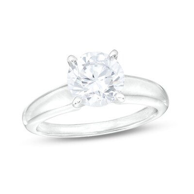2.00 CT. Certified Canadian Diamond Solitaire Ring in 14K White Gold (I/I1)