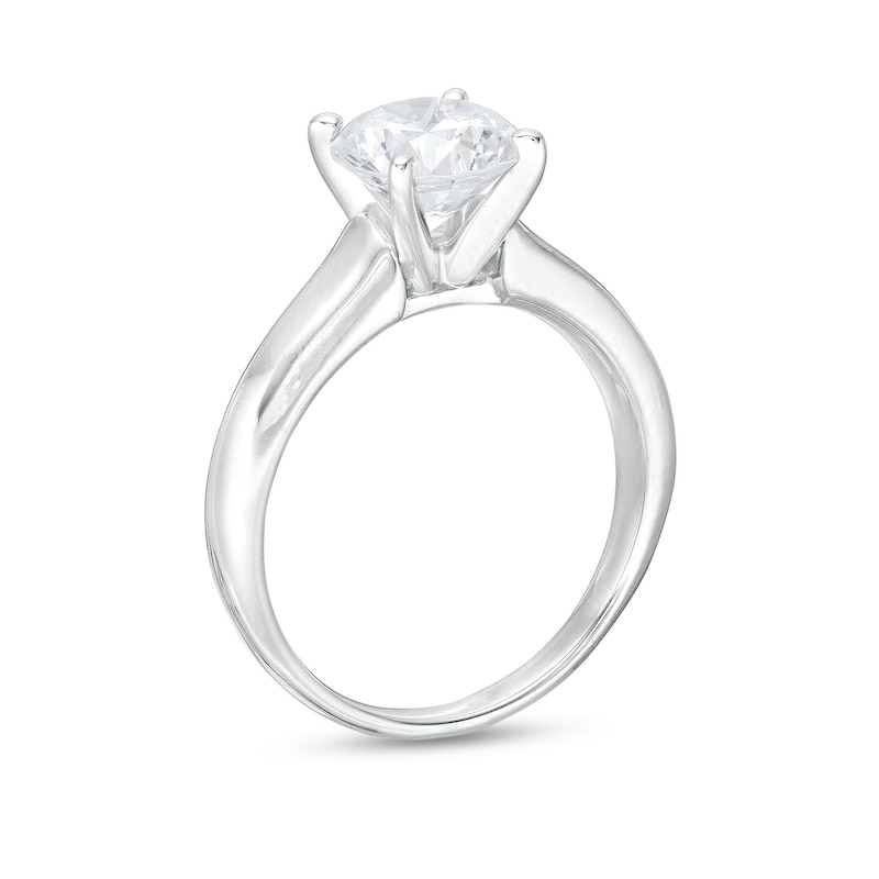 Main Image 3 of 2.00 CT. Certified Canadian Diamond Solitaire Ring in 14K White Gold (I/I1)