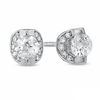 Thumbnail Image 1 of 0.50 CT. T.W. Certified Canadian Diamond Earrings in 14K White Gold
