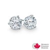 Thumbnail Image 0 of 1.40 CT. T.W. Certified Canadian Diamond Solitaire Stud Earrings in 14K White Gold (I/I2)