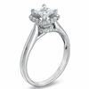 Thumbnail Image 1 of For Eternity 1.00 CT. T.W. Princess-Cut Diamond Frame Engagement Ring in 14K White Gold