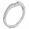 For Eternity 0.25 CT. T.W. Diamond Contour Wedding Band in 14K White Gold