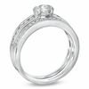 Thumbnail Image 1 of 1.00 CT. T.W. Certified Canadian Diamond Bridal Set in 14K White Gold (I/I1)