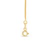 Thumbnail Image 2 of 0.10 CT. T.W. Diamond Chevron Necklace in 10K Gold