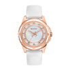 Thumbnail Image 0 of Ladies' Bulova Classic Diamond Accent Rose-Tone Watch with Mother-of-Pearl Dial (Model: 98P119)