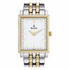 Thumbnail Image 1 of Men's Bulova Two-Tone Watch with Tonneau White Dial (Model: 98A115)