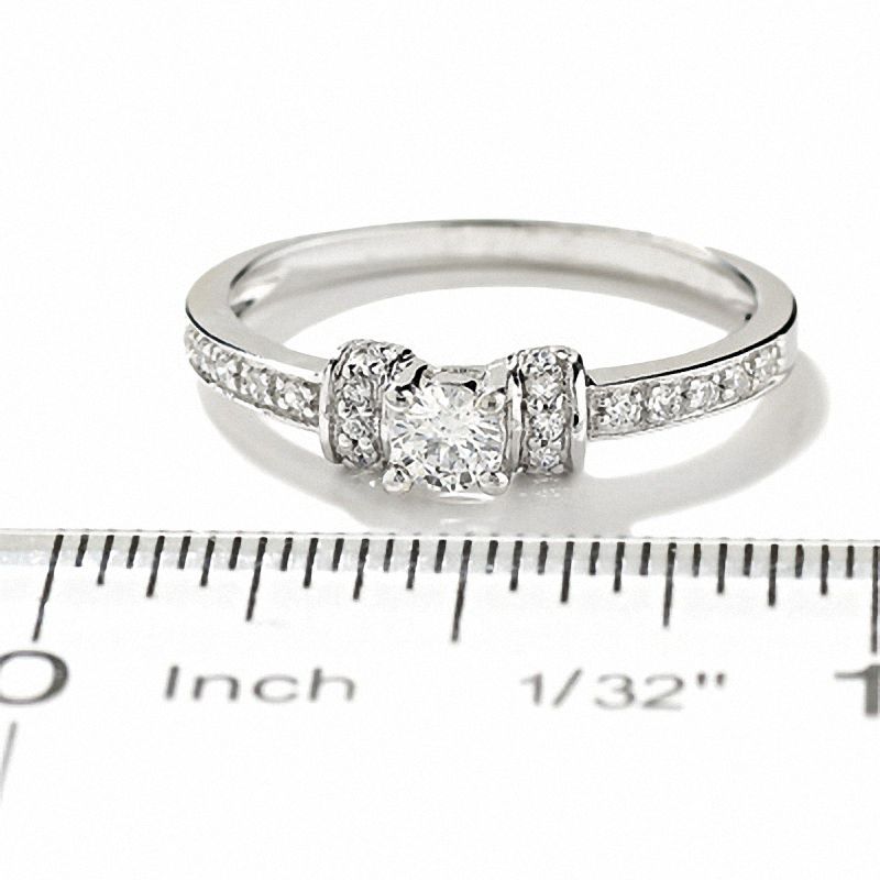 0.20 CT. T.W. Diamond Promise Ring in 10K White Gold
