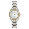 Thumbnail Image 0 of Ladies' Citizen Eco-Drive® Diamond Accent Two-Tone Watch with Mother-of-Pearl Dial (Model: EW1824-57D)