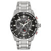 Thumbnail Image 2 of Men's Citizen Eco-Drive® Perpetual A-T Chronograph Watch with Black Dial (Model: AT4008-51E)