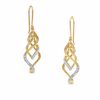 Thumbnail Image 0 of 0.20 CT. T.W. Diamond Twisted Vine Earrings in 10K Gold