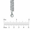 Thumbnail Image 3 of 1.00 CT. T.W. Round and Baguette Diamond Bracelet in Sterling Silver