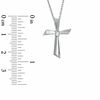 Thumbnail Image 1 of Diamond Accent Cross Pendant in Sterling Silver