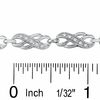Thumbnail Image 3 of 0.25 CT. T.W. Diamond Infinity Bracelet in Sterling Silver