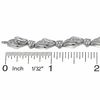 Thumbnail Image 3 of 0.16 CT. T.W. Diamond Heart Bracelet in Sterling Silver
