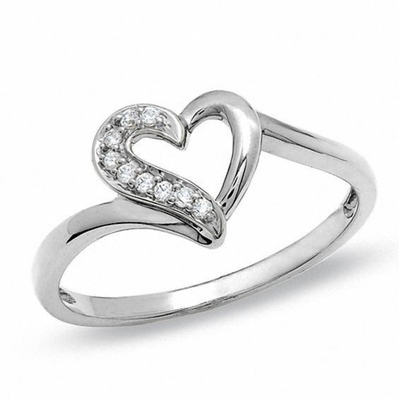 Heart outline ring shop