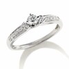 Thumbnail Image 1 of 0.20 CT. T.W. Diamond Promise Ring in 10K White Gold