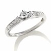 Thumbnail Image 0 of 0.20 CT. T.W. Diamond Promise Ring in 10K White Gold