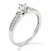 Thumbnail Image 2 of 0.20 CT. T.W. Diamond Promise Ring in 10K White Gold