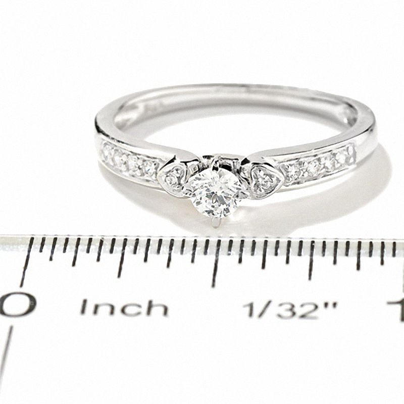 0.20 CT. T.W. Diamond Promise Ring 10K White Gold