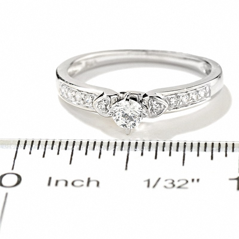 0.20 CT. T.W. Diamond Promise Ring in 10K White Gold