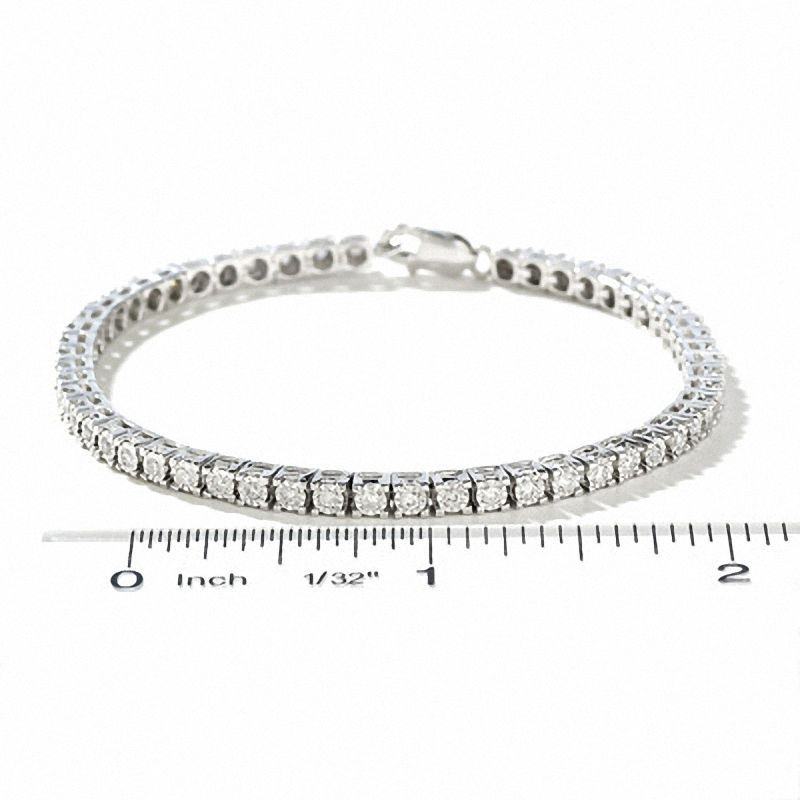 1.00 CT. T.W. Diamond Tennis Bracelet in Sterling Silver