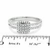 Thumbnail Image 3 of 0.25 CT. T.W. Diamond Split Shank Ring in 10K White Gold