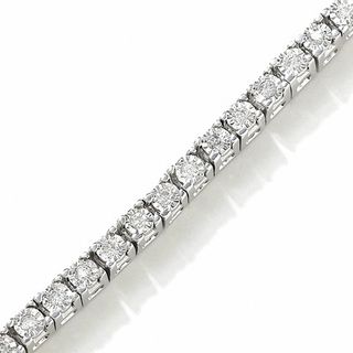 1.00 CT. T.W. Diamond Tennis Bracelet in Sterling Silver Peoples