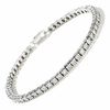Thumbnail Image 2 of 0.75 CT. T.W. Diamond Tennis Bracelet in Sterling Silver
