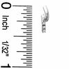 Thumbnail Image 2 of Diamond Accent Line Drop Earrings in 10K White Gold